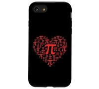 Pi Day 3.14 Pi Heart Design for Math Teachers Case for iPhone SE (2020) / 7/8