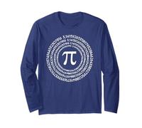 Pi Day Circle Symbol 3.14 Digits of Pi Math Nerd Funny Long Sleeve T-Shirt