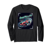 Pi Day Grand Prix of Pi Race Car Math Teacher Nerd Science Long Sleeve T-Shirt