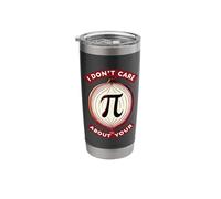Pi Day I Don't Care About Your Opinion Pi Pun Onion Maths Stainless Steel Insulated Tumbler