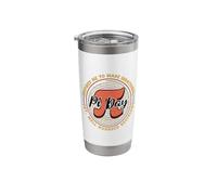 Pi Day Inspires Me to Make Well Rounded Decisions Retro Stainless Steel Insulated Tumbler