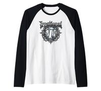 Pi Day Irrational Pi 3.14 Mathematics Goth Tribal Raglan Baseball Tee
