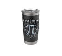 Pi Day Irrational Pi 3.14 Mathematics Goth Tribal Stainless Steel Insulated Tumbler