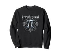 Pi Day Irrational Pi 3.14 Mathematics Goth Tribal Sweatshirt