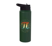 Pi Day Math Symbol Numbers Equation Stainless Steel Insulated Water Bottle