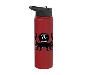 Pi Day Octopus Pi Octo-Pi Stainless Steel Insulated Water Bottle