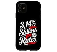Pi Day Pi-rates Funny Math Nautical Humor Case for iPhone 11