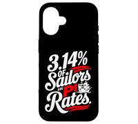 Pi Day Pi-rates Funny Math Nautical Humor Case for iPhone 16