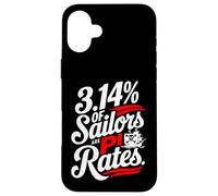 Pi Day Pi-rates Funny Math Nautical Humor Case for iPhone 16 Plus