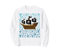 Pi Day Pirate Ship Mathematician Maths Teacher Funny Sweatshirt