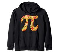 Pi Day Pizza Pi Lovers Celebration Math Enthusiasts Zip Hoodie