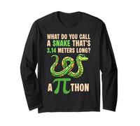 Pi Day Python Snake Math Teacher Mathematics Lover Long Sleeve T-Shirt