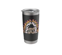 Pi Day Rainbow Leopard Tiger Cow Pattern Stainless Steel Insulated Tumbler