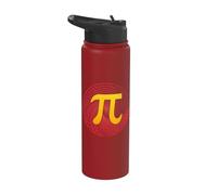 Pi Day Symbol Circle - Math Teacher Present - Number Pi Stainless Steel Insulated Water Bottle
