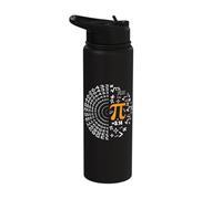 Pi Day Symbol Circle - Math Teacher Present - Number Pi Stainless Steel Insulated Water Bottle