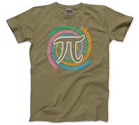 Pi Digits 3.14 - Unisex T-Shirt - Number Day 2025 School Maths Day Top Numeracy Day Tee Mathematics Lover L Khaki