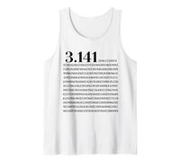 Pi Digits Math G esign First 300 Numbers Tank Top