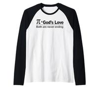Pi Equals God’s Love Raglan Baseball Tee