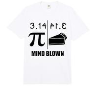 Pi Equals Pie 3.14 Mind Blown Pi Equals Pie Comfort Colors Adult Heavyweight T-Shirt