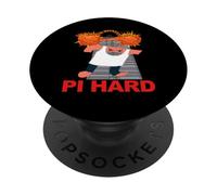 Pi Hard Funny Action Movie Pi Day Pi Hard PopSockets Adhesive PopGrip