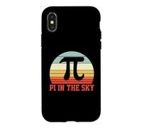 Pi In The Sky Funny Math Pun Gift for Nerds Teachers Case for iPhone X/XS