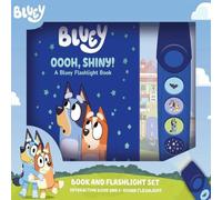 PI Kids Bluey: Oooh, Shiny Book & 5-Sound Flashlight Set PI Kids Multicolor