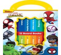 PI Kids Disney Junior Marvel Spidey & His Amazing Friends: 12 Board Books in White PI Kids White