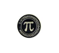 Pi Math Symbol Enamel Pin, Academic Mathematics Pin Brooch For Math Teacher STEM Student, Pi Symbol Brooch Badges For Mathematics Lover, STEM Lapel Badges, Back To School Gift, Nerdy Geek Identity