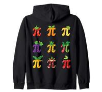 Pi Menu Funny 3.14 Math Teacher Pie Menu Happy Pi Day Zip Hoodie
