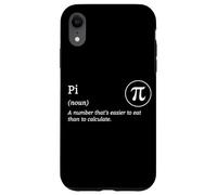 Pi Number Easier Than Calculating Definition Math Lovers Case for iPhone XR