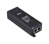 Pi Official PoE+ Injector - 30W Single-Port Injector, IEEE 802.3af/at, Gigabit Data, IEC Power Input, Compact Design