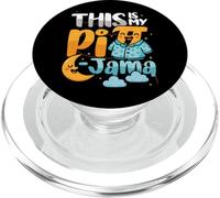 Pi Pajama Math Sleeping Shirt School This Is My Pi-Jama PopSockets PopGrip for MagSafe