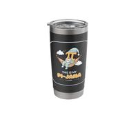 Pi Pajama Math Sleeping Shirt School This is My Pi-Jama Stainless Steel Insulated Tumbler
