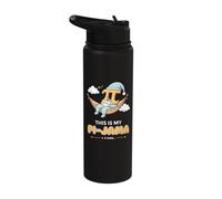 Pi Pajama Math Sleeping Shirt School This is My Pi-Jama Stainless Steel Insulated Water Bottle