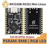 Pi Pico2 Development Board with RP2350 Dual-Core Processor for Mini Projects and Embedded Systems, 8MB PSRAM Support, Compact Size for IoT and DIY Electronics(MINI-A-With-PSRAM)