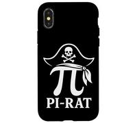 Pi Rat Math Pirate Irrational Number Pi Geek Pi Day Math Case for iPhone X/XS