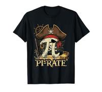 Pi Rate Pirate Pi Day 3.14 Math Teacher Science Student Kids T-Shirt