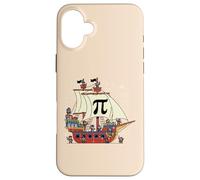 Pi Rate Pirate Ship Funny Math Pie Pun Men Boys Kids Women Case for iPhone 16 Plus