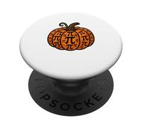 Pi Sign In Fall Pumpkin Thanksgiving Math Teachers Students PopSockets Adhesive PopGrip