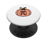 Pi Sign In Pumpkin Thanksgiving Math Teachers Students Lover PopSockets Adhesive PopGrip