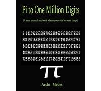 Pi to One Million Digits: A most unusual notebook where you write between the pi