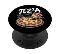 Pi Z² A Pizza Math Formula Math Pi Sign Fun PopSockets Adhesive PopGrip