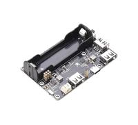 Pi Zero UPS HUB HAT for Raspberry Pi Zero Series, 3-Port USB 2.0 Expansion Board with Power Backup, 18650 Ba-ttery Holder, Smart Charge & Discharge Management