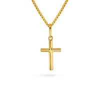 Pia&Per Cross Necklace 316L Stainless Steel 52009 - Girl Gold