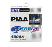 Piaa 15211 H11 Xtreme White Plus High Performance Halogen Bulb, (Pack of 2)