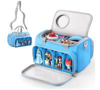 Piaclen Carrying Case Compatible with Toniebox 2 &1 Starter Set, Portable Storage Bag with 2 Magnetic Racks for Tonies Figures, Travel Case with Shoulder Strap