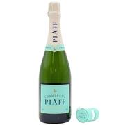 Piaff - Blanc De Blancs NV - Champagne 75cl 12% ABV (Includes Bottle Stopper)
