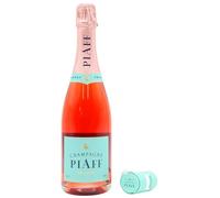 Piaff - Brut Rose NV - Champagne 75cl 12% ABV (Includes Bottle Stopper)