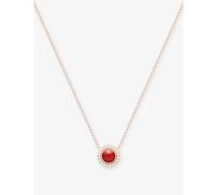 Piaget Piaget Possession 18ct Rose-Gold, Carnelian and 0.28ct Diamond Pendant Necklace Pink Gold 1 Size