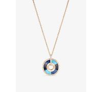 Piaget Piaget Possession Vibrant Palace 18ct Rose-Gold, Turquoises, Sodalites, Dumortierites and 0.06ct Brilliant-Cut Diamond Pendant Necklace Pink Gold 1 Size